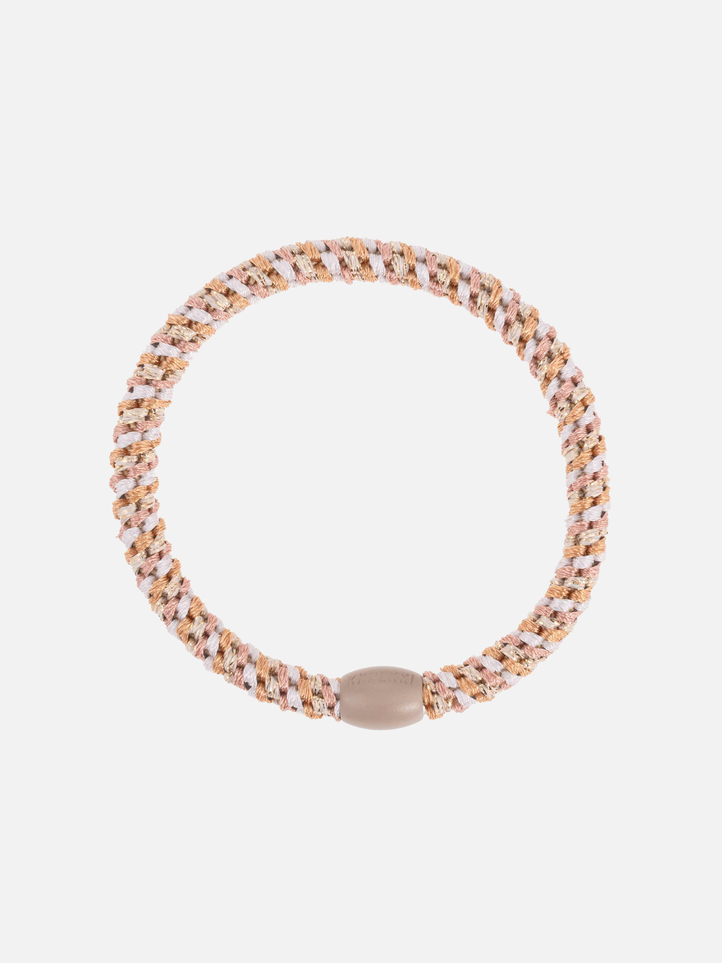 KKNEKKI Hair Tie Slim Mix - Pink Nude Glitter - Scrunchie