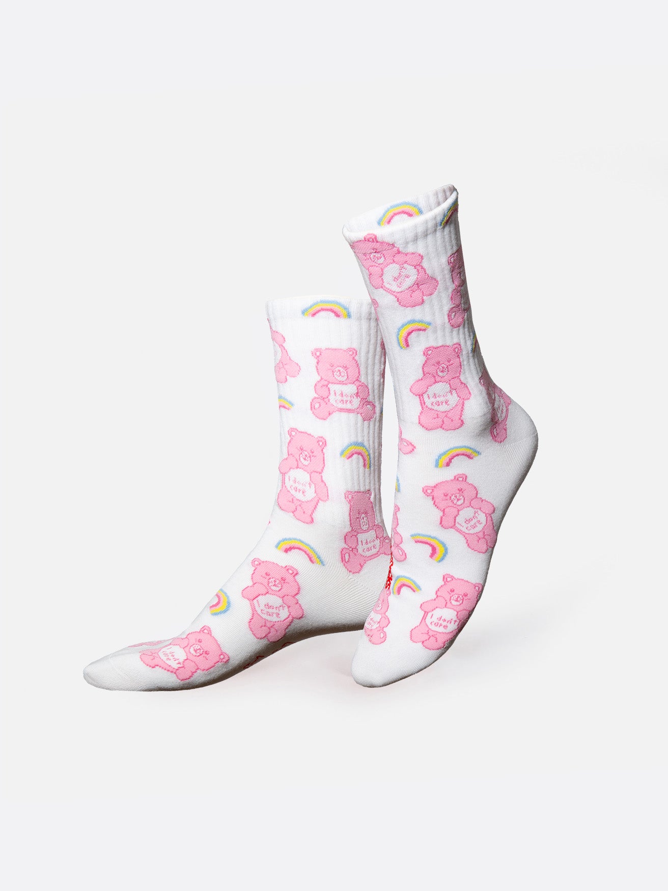 Rainbow Bear Flat Socks