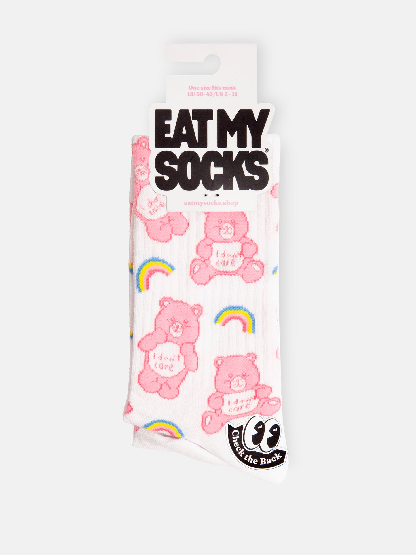 Rainbow Bear Flat Socks