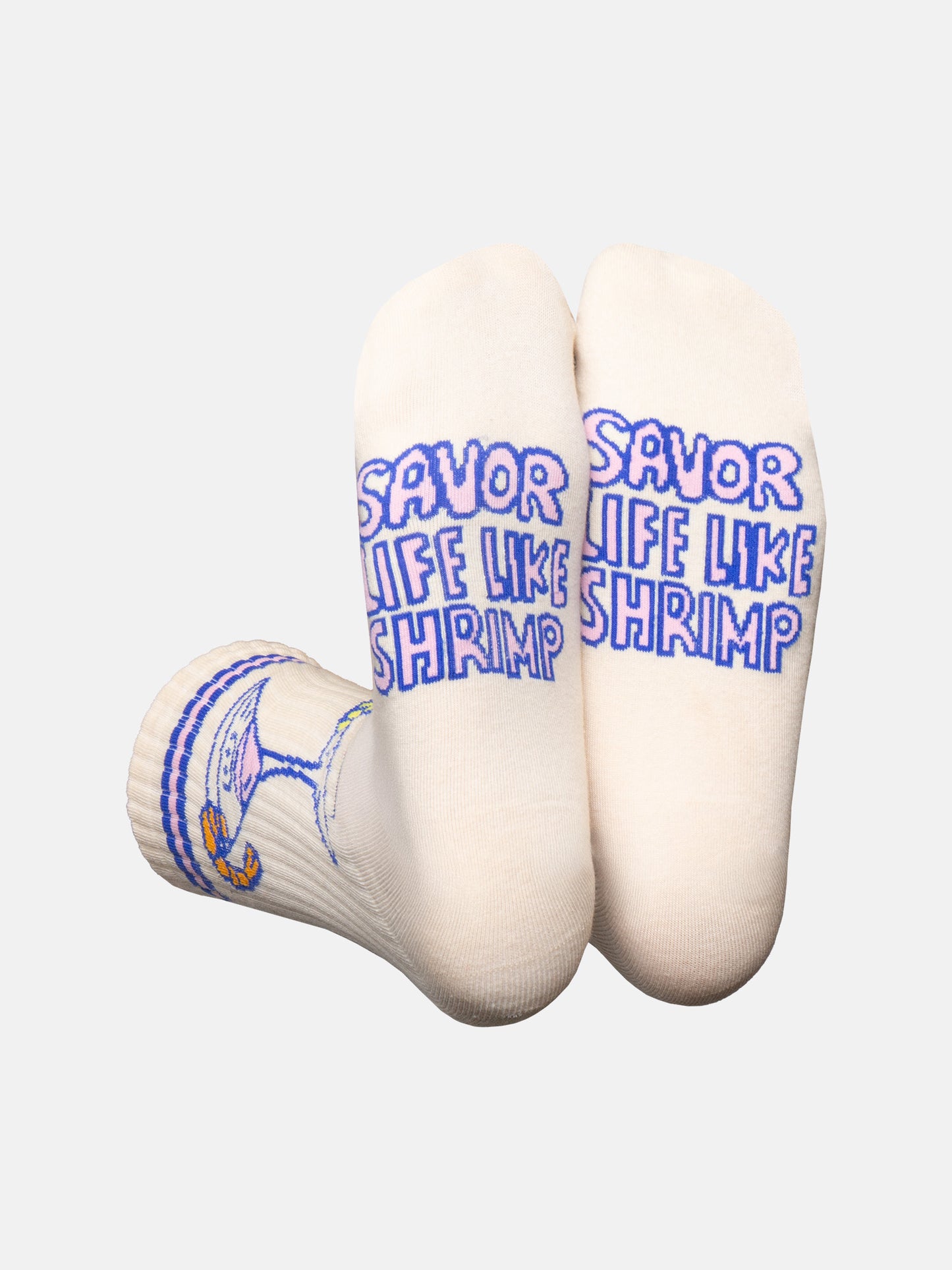 Shrimp Cocktail Flat Socks