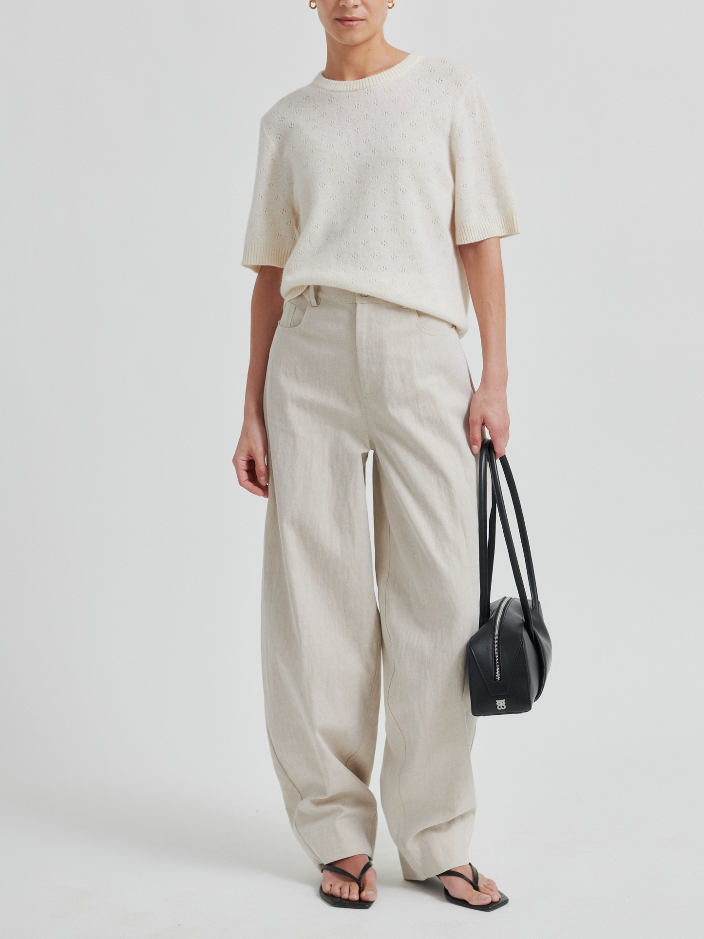 SECOND FEMALE Bacoli Barrel Trousers
