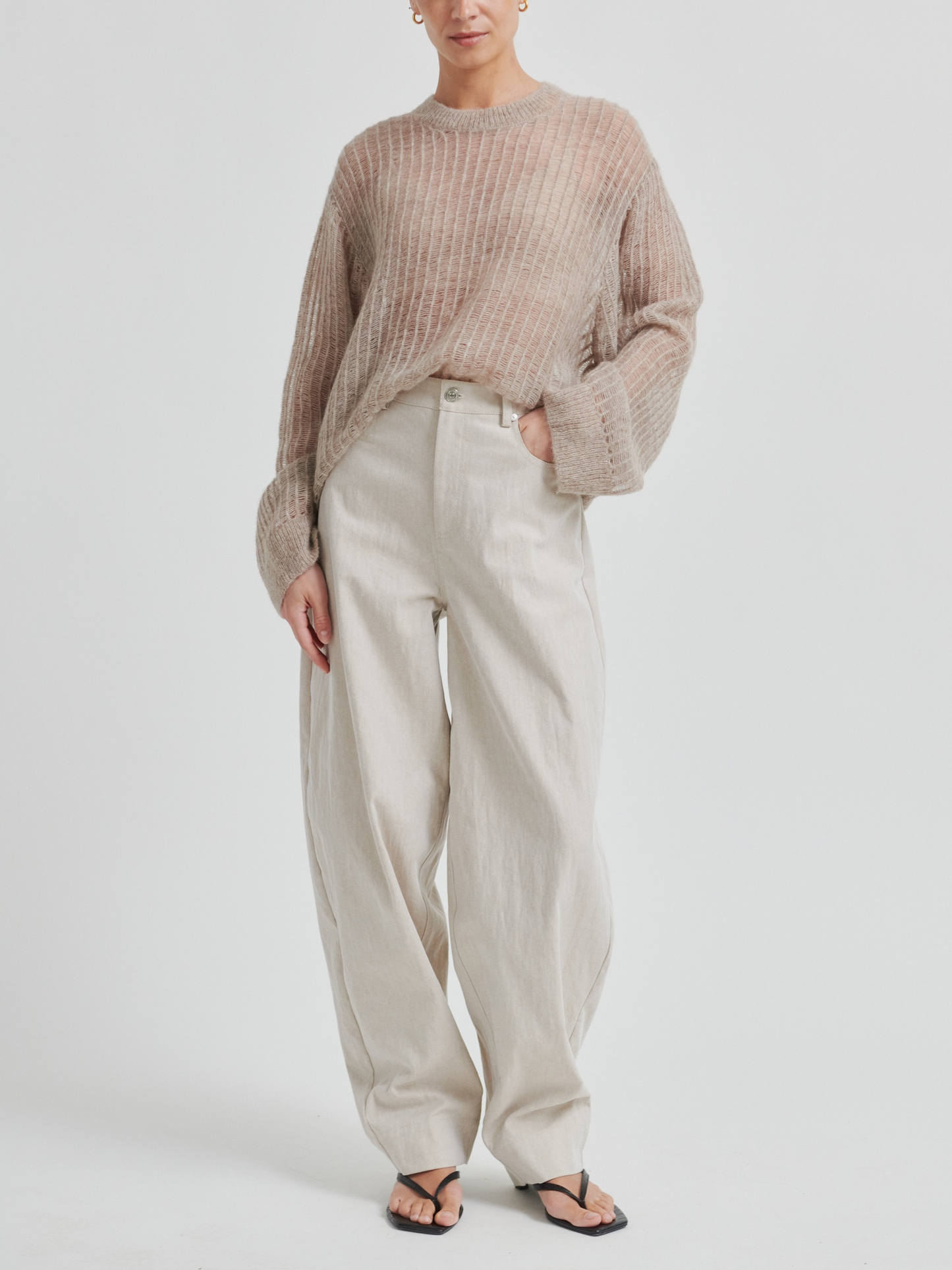 SECOND FEMALE Bacoli Barrel Trousers