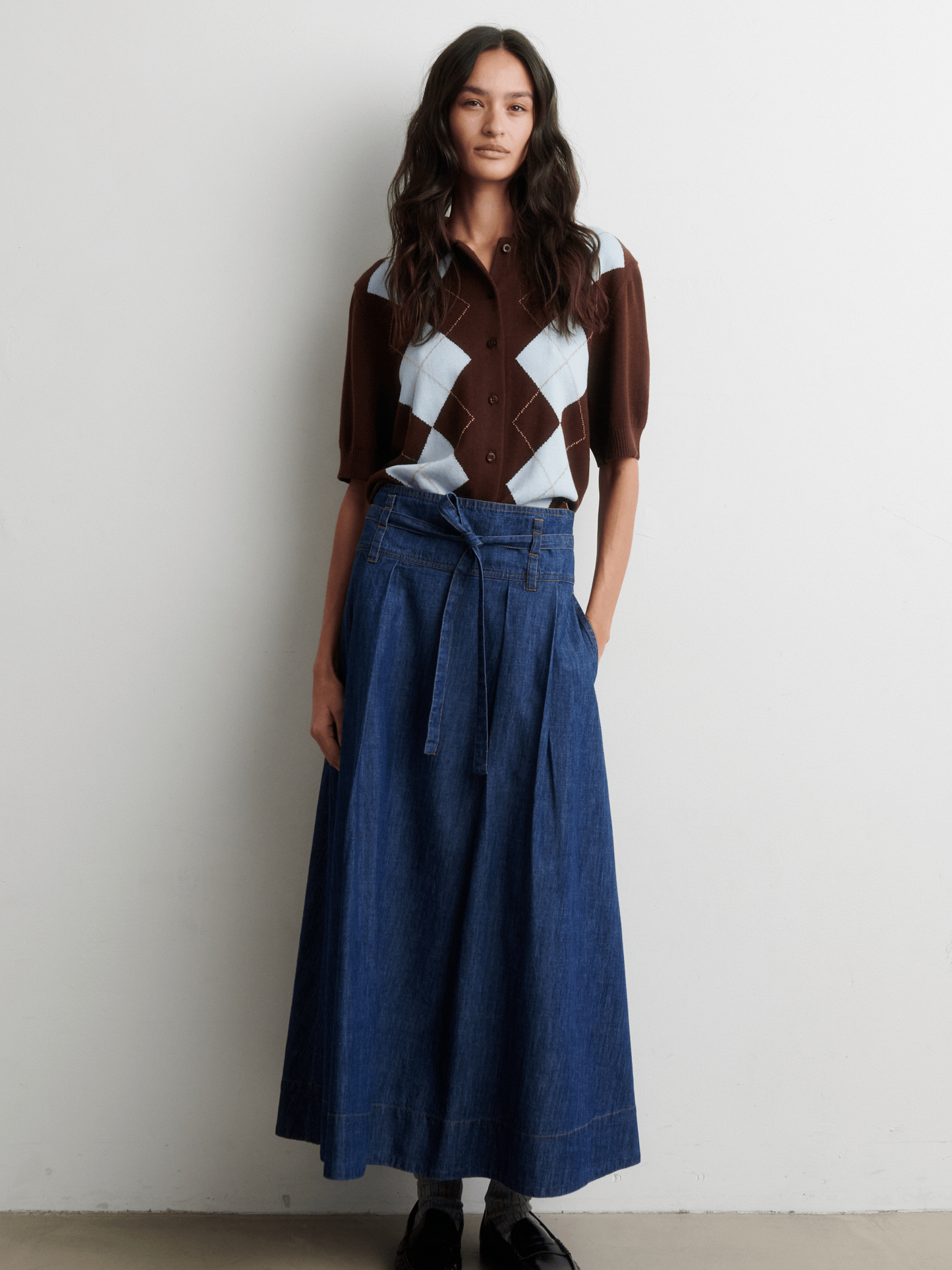 SECOND FEMALE Evana Denim Skirt