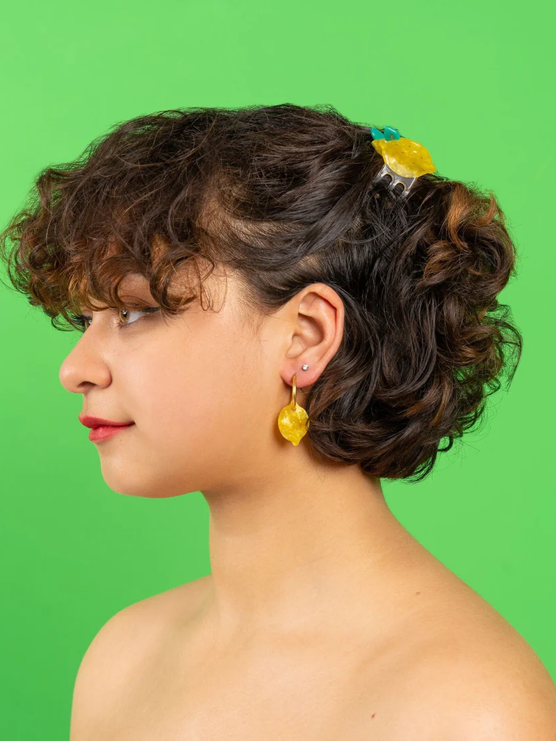 CouCou Suzette Mini Lemon Hair Claw - SPANGE
