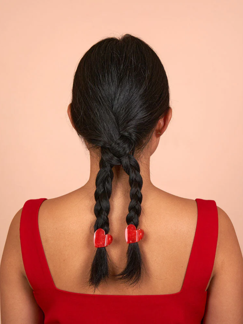 CouCou Suzette Heart Mini Hair Claw - SPANGE