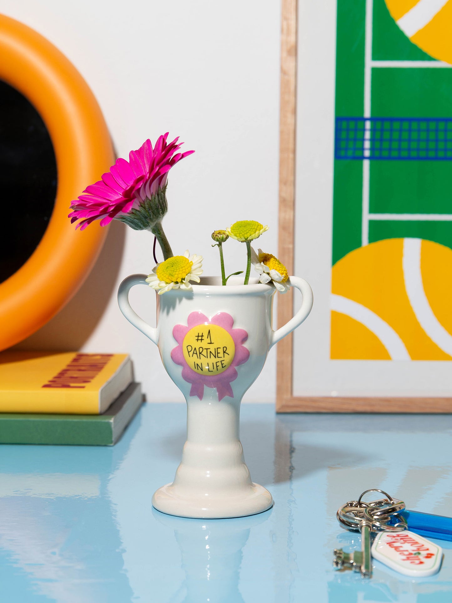 #1 Partner In Life Trophy Vase