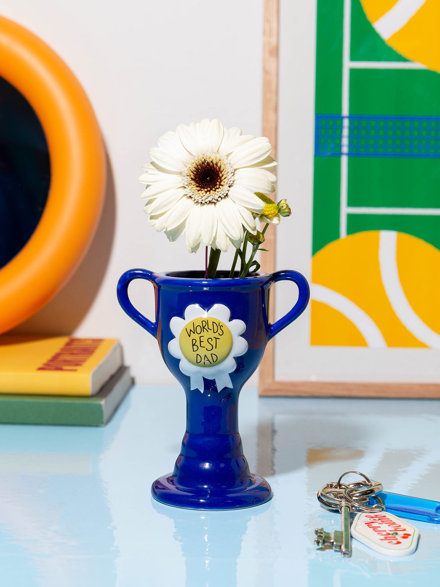 World's Best Dad Trophy Vase