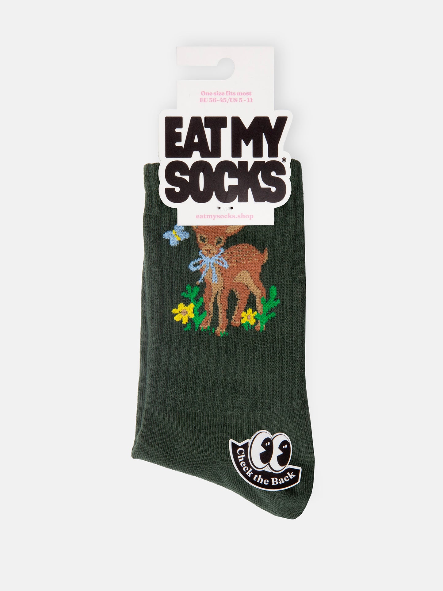 Wonder Deer Flat Socks