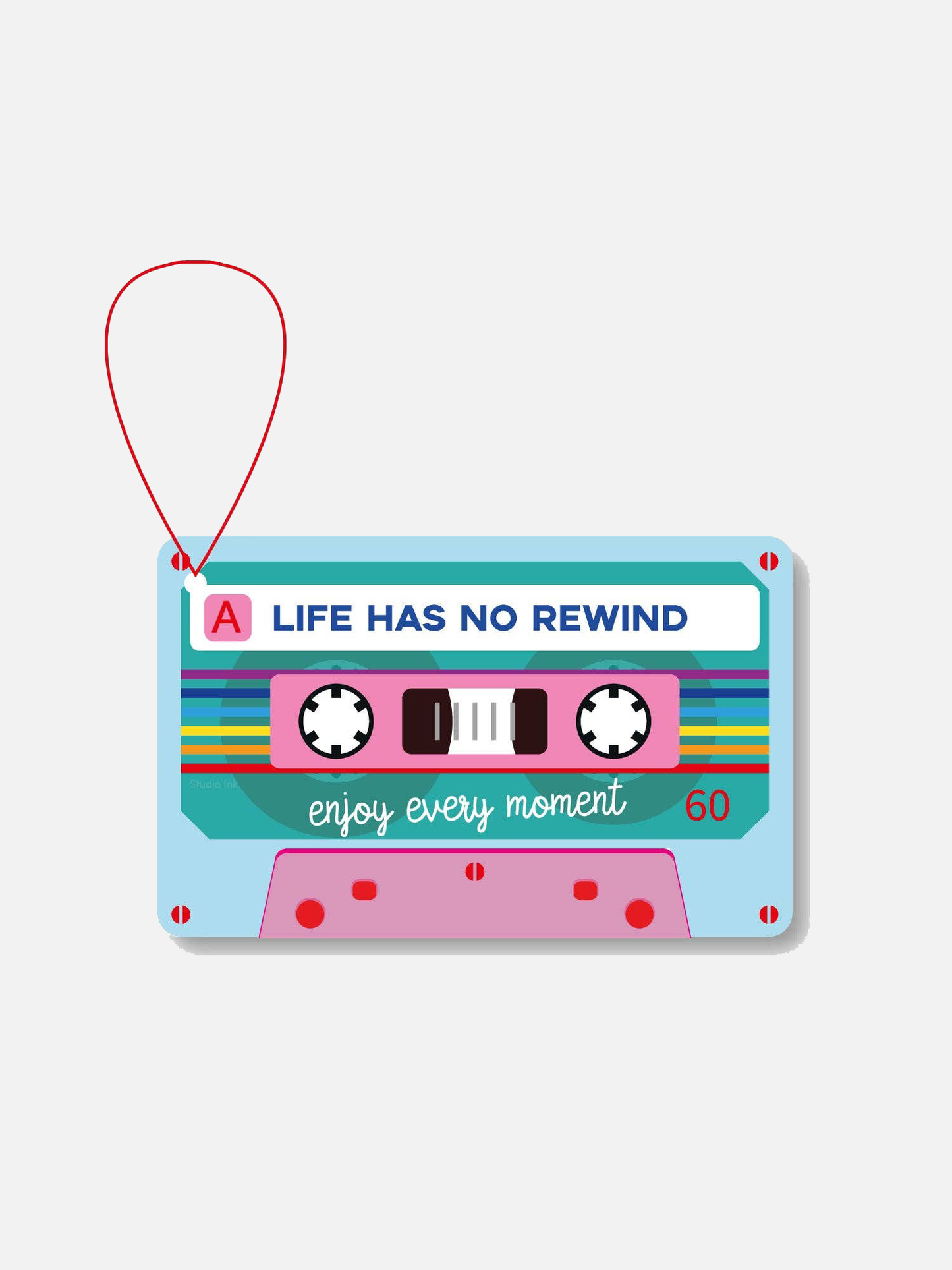 Cassette Tape Air Freshener – Honey Peach - Air Freshener