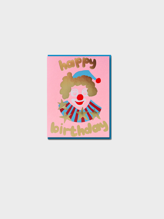 Clown Birthday Karte