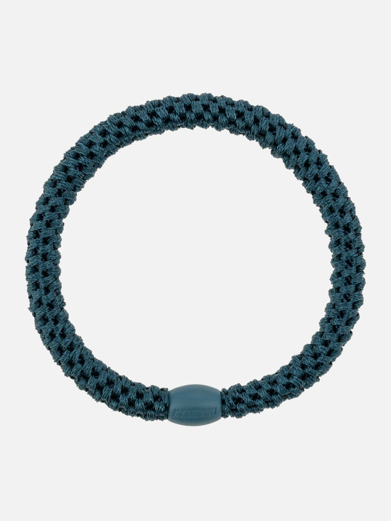 KKNEKKI Hair Tie Slim Plain - Petrol - Scrunchie