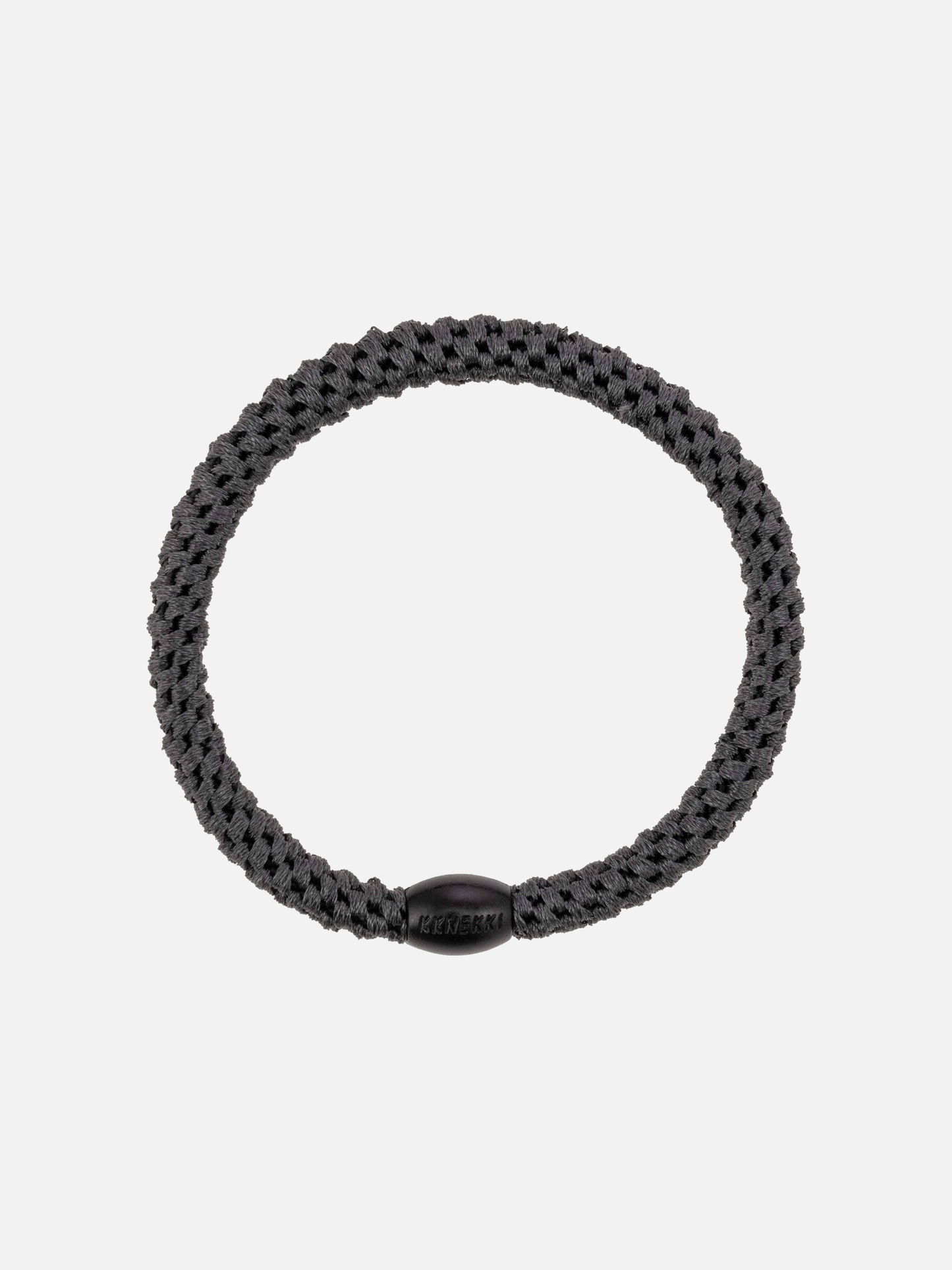 KKNEKKI Hair Tie Slim Plain - Charcoal - Scrunchie
