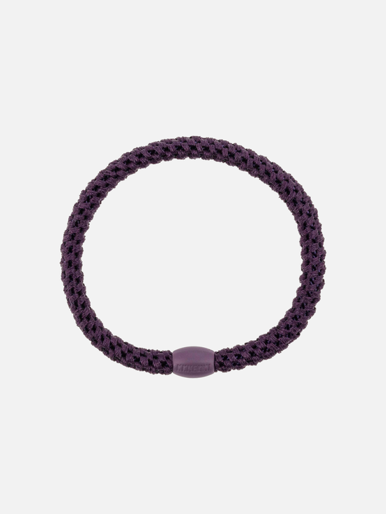 KKNEKKI Hair Tie Slim Plain - Dark Purple - Scrunchie