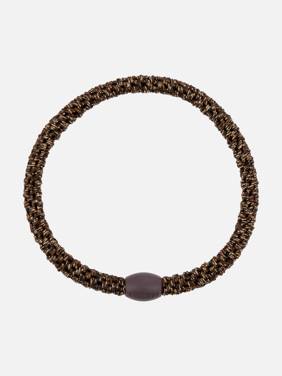 KKNEKKI Hair Tie Slim Mix - Coffee Glitter - Scrunchie