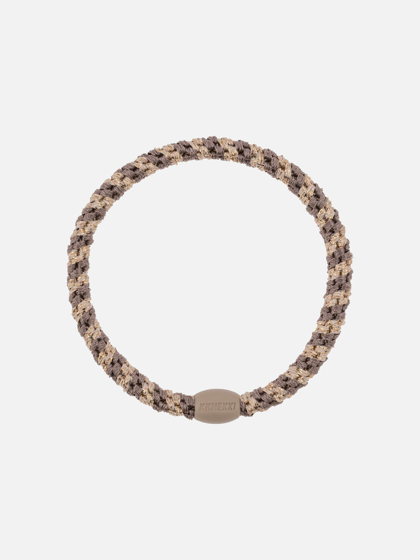 KKNEKKI Hair Tie Slim Mix - Mole Beige Glitter - Scrunchie