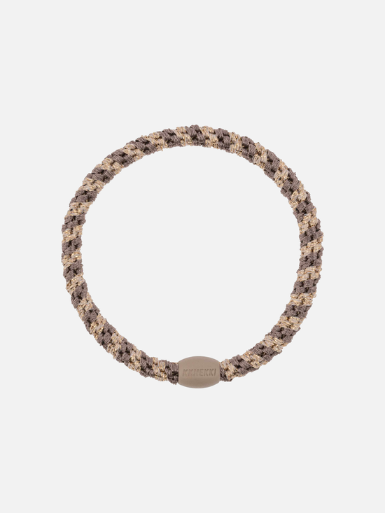 KKNEKKI Hair Tie Slim Mix - Mole Beige Glitter - Scrunchie