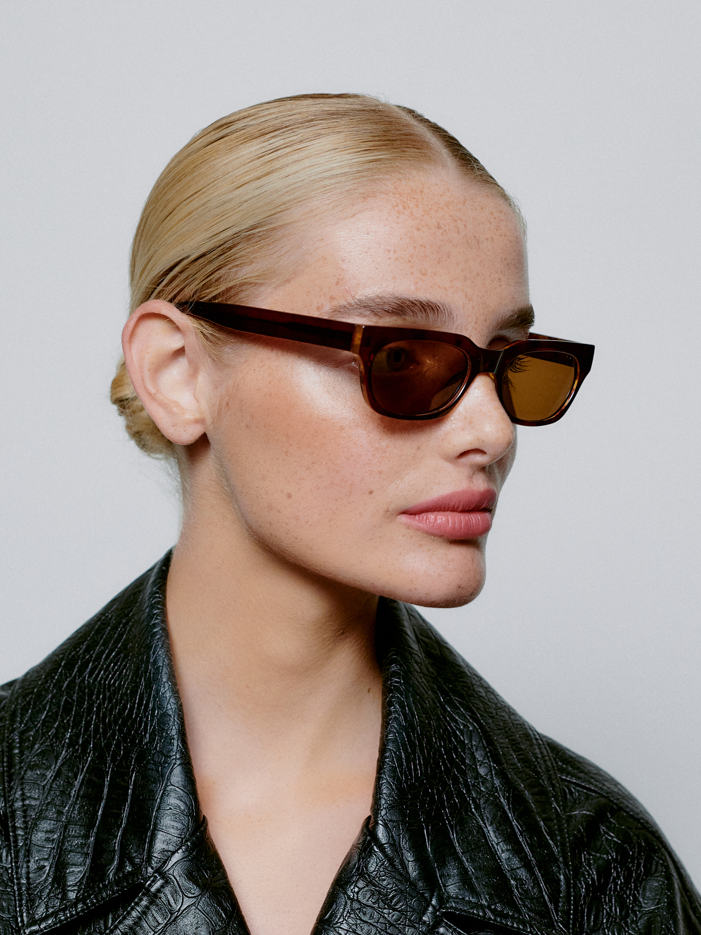 A.KJÆRBEDE Bror - Brown/Demi Light Brown Transparent