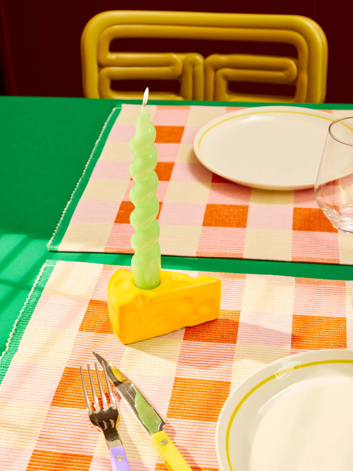 FLUID MARKET Cheese Candle Holder - Kerzenhalter