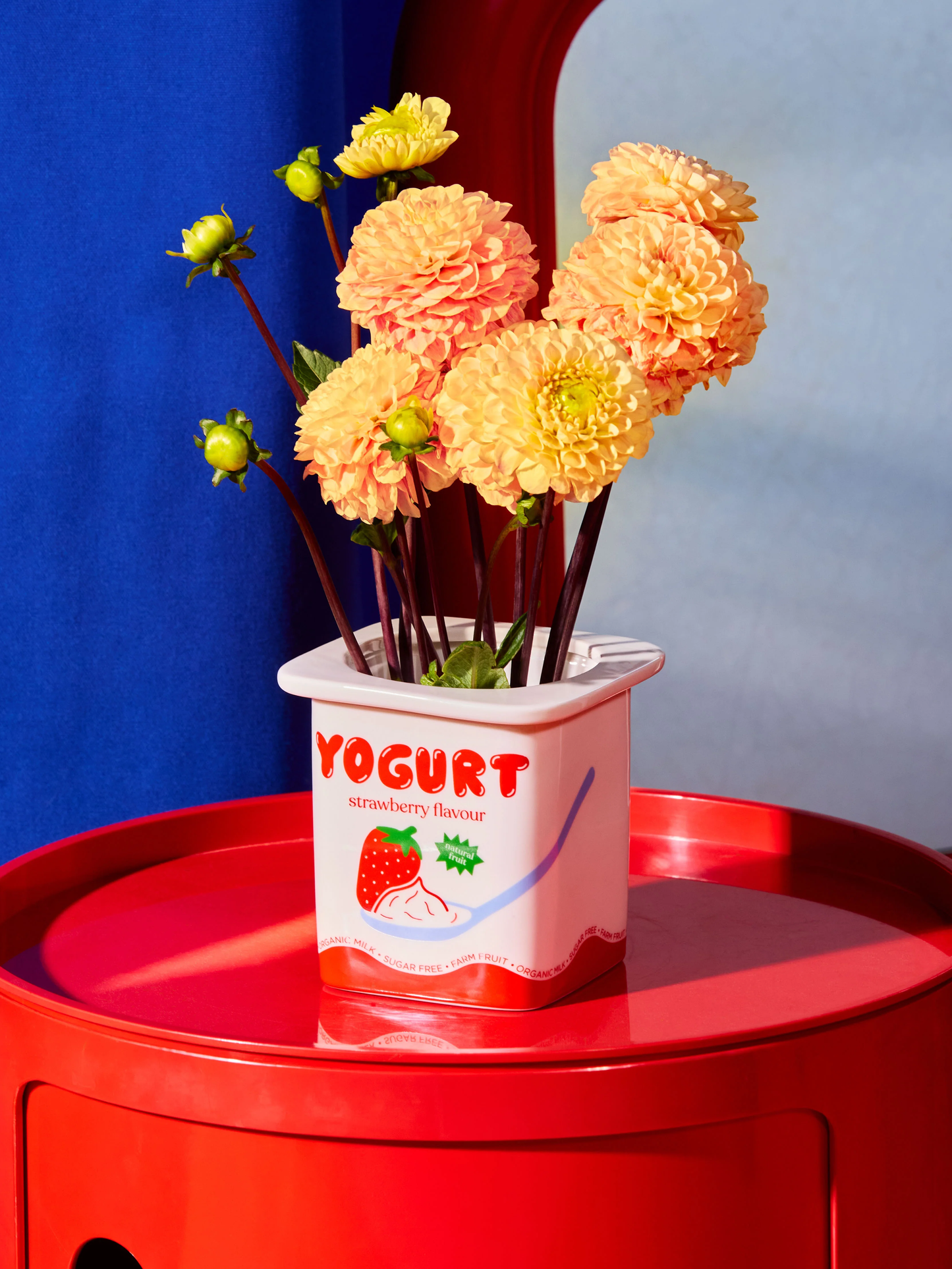 FLUID MARKET Strawberry Yoghurt Vase - Vase