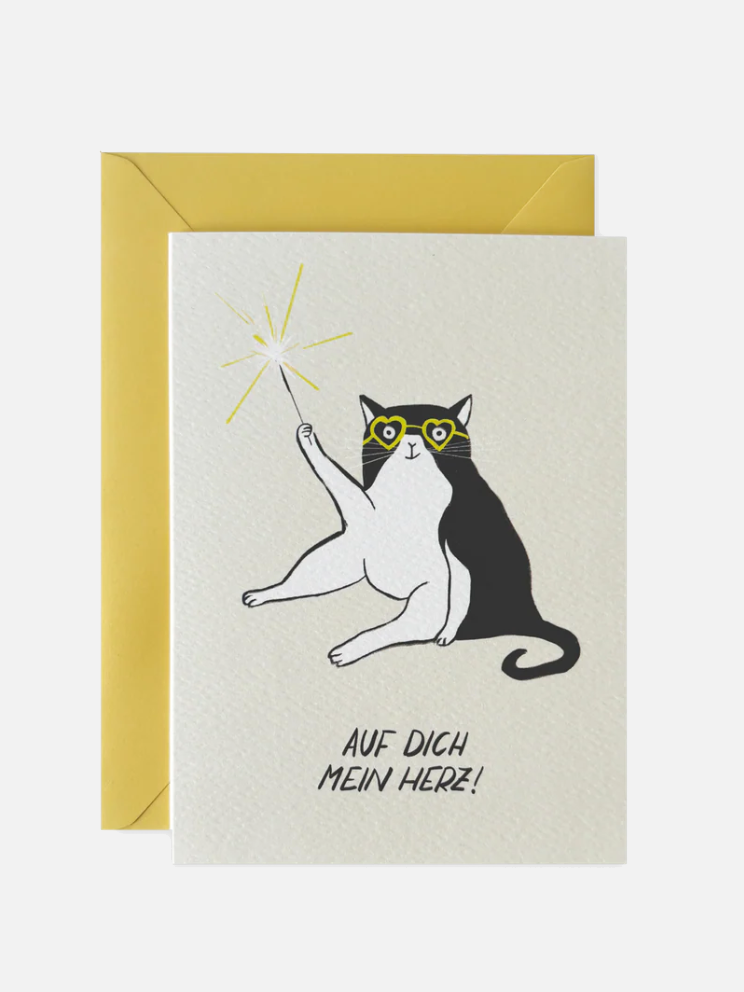 Auf Dich mein Herz - Karte