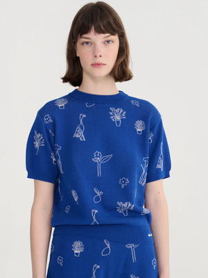 BOBO CHOSES Summer Trip Jacquard Cotton Jumper