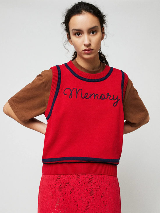 BOBO CHOSES Memory Knitted Vest - Strick