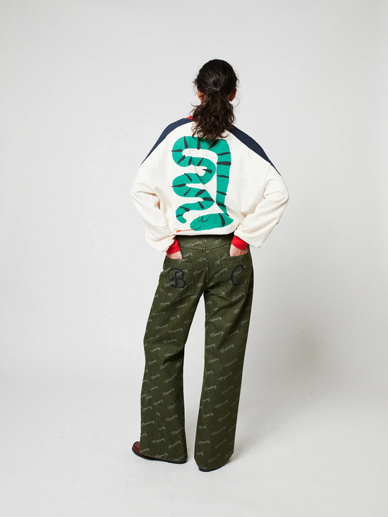 BOBO CHOSES Memory All Over Denim Pants - Hose