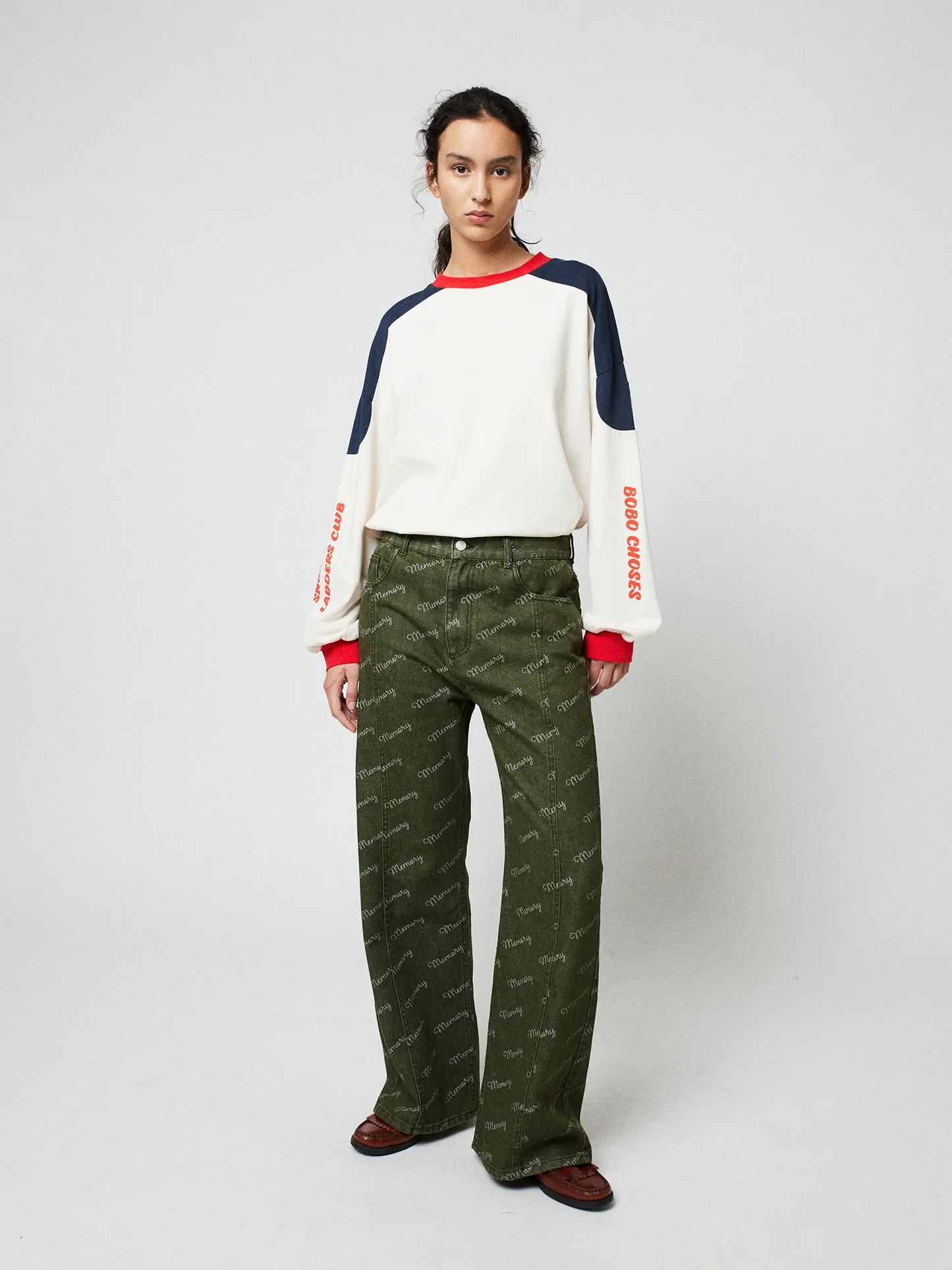 BOBO CHOSES Memory All Over Denim Pants - Hose