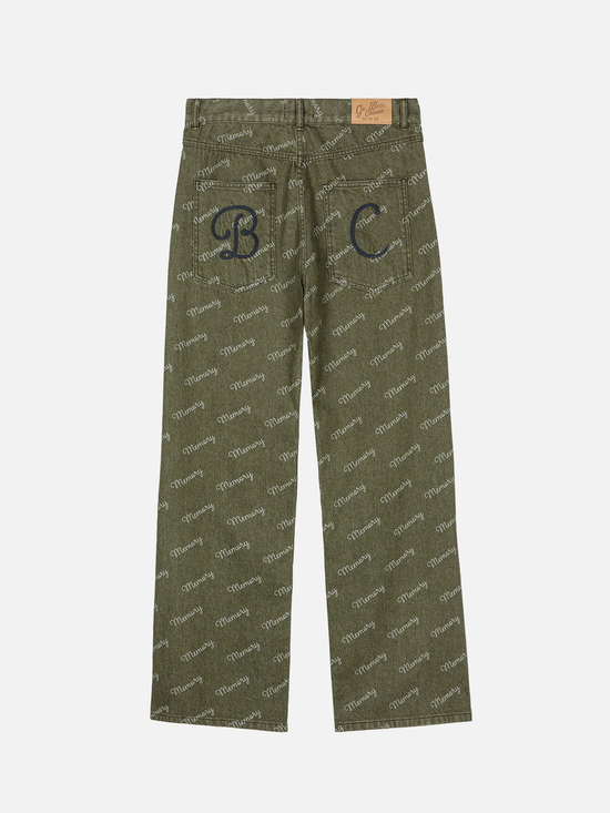 BOBO CHOSES Memory All Over Denim Pants - Hose