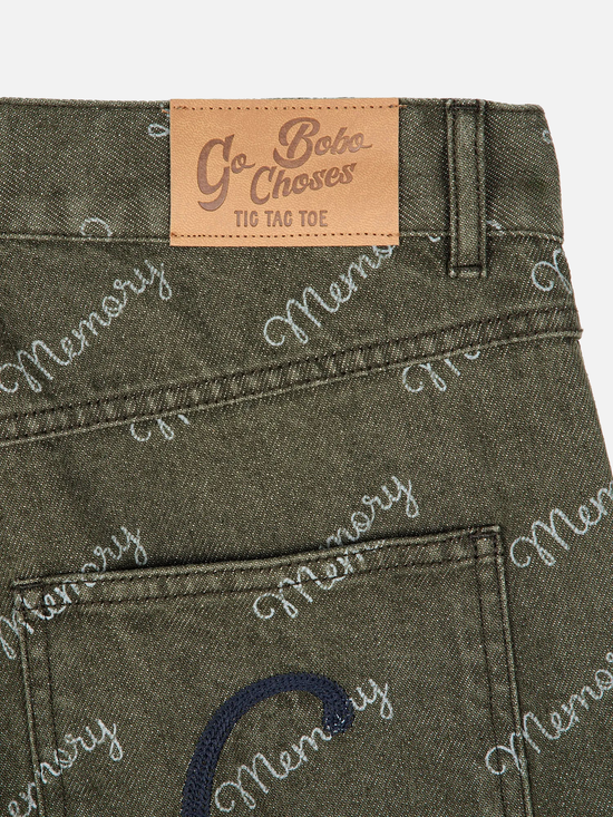 BOBO CHOSES Memory All Over Denim Pants - Hose