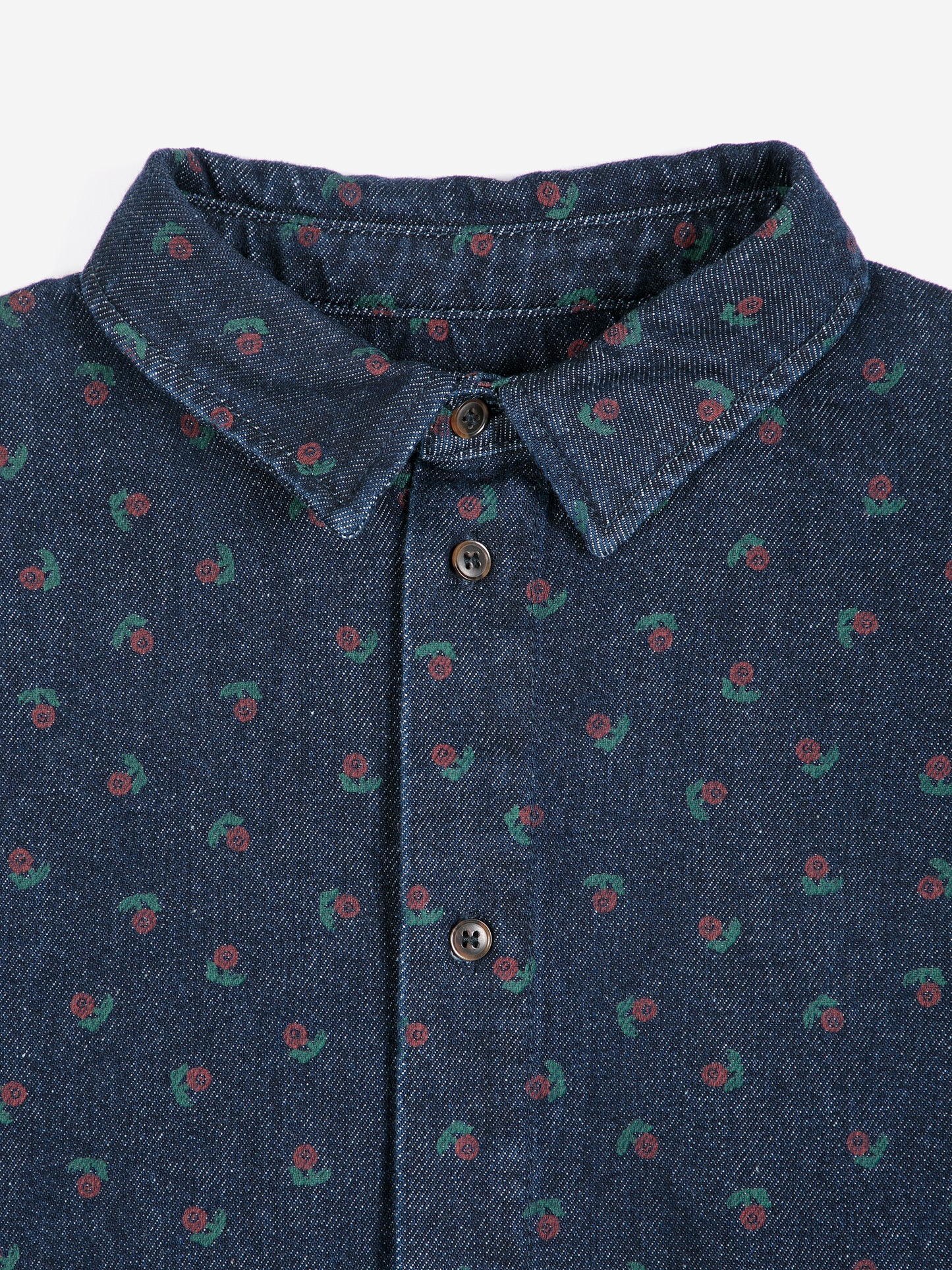 BOBO CHOSES Swamp Whirl Light Denim Shirt