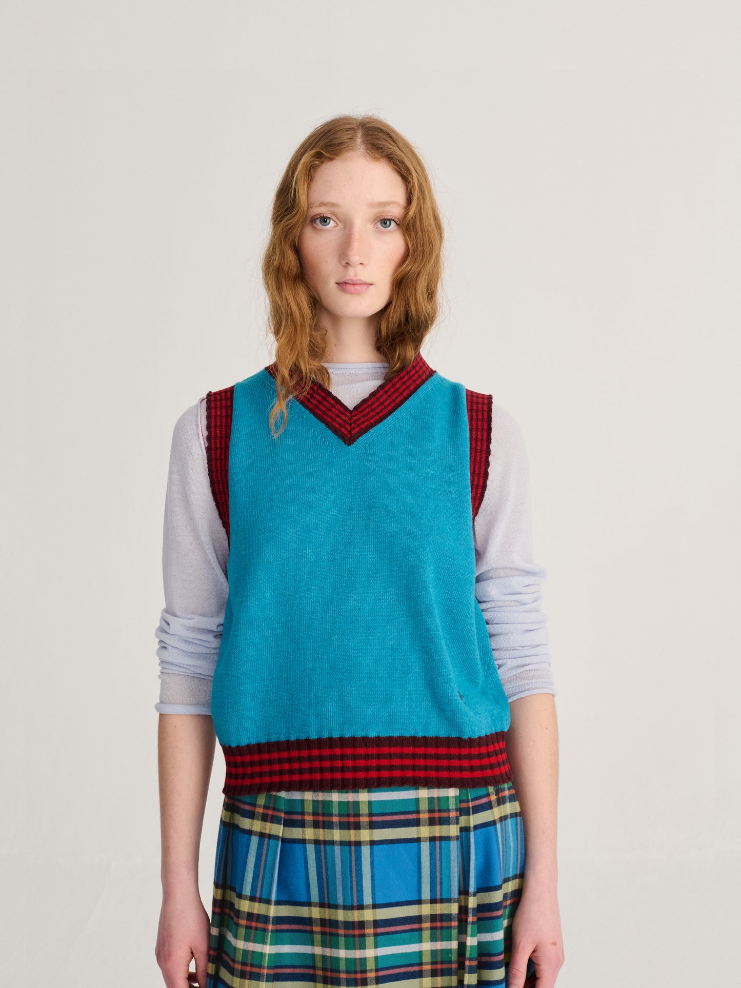 BOBO CHOSES Striped Knit Vest