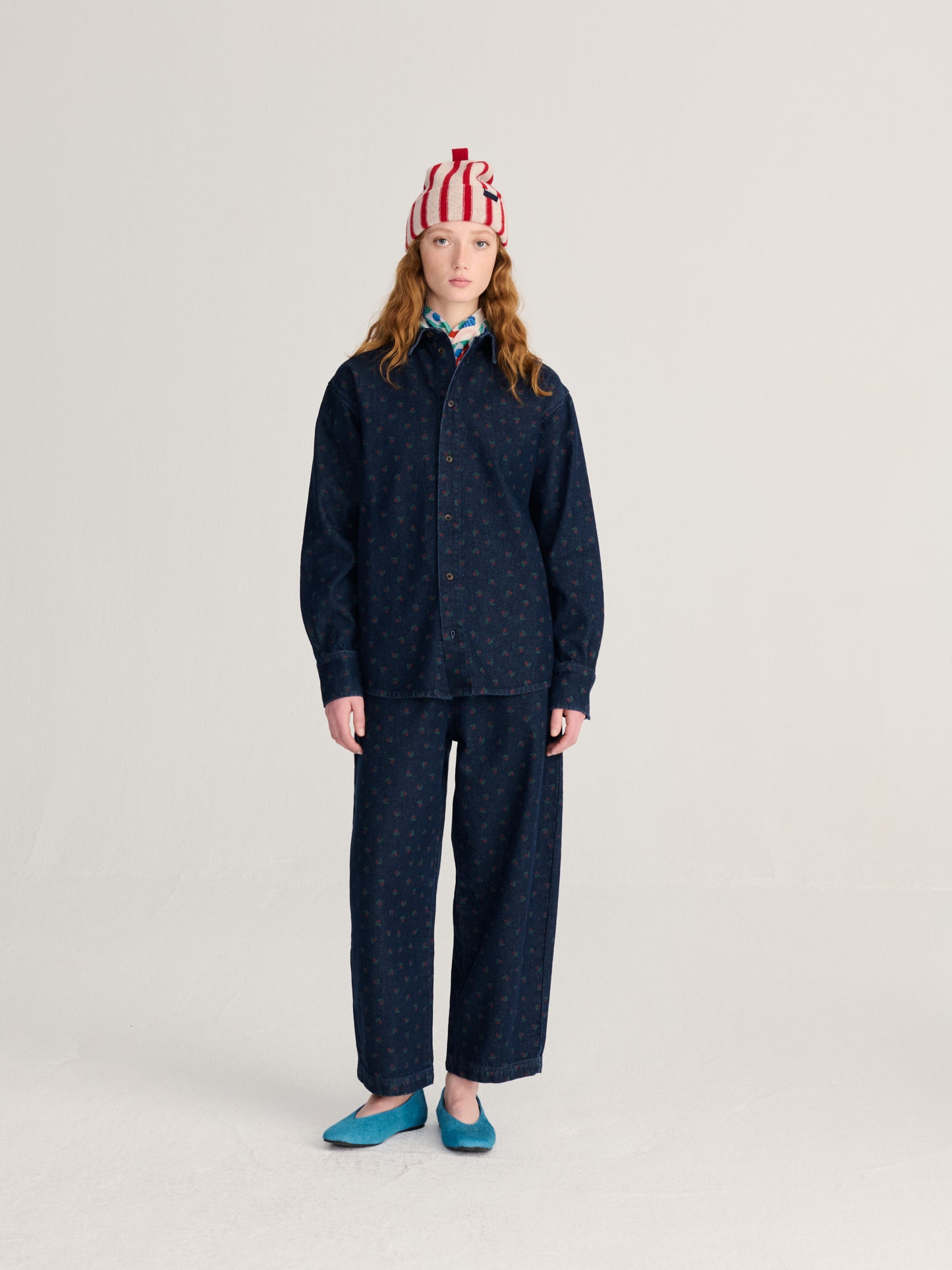 BOBO CHOSES Swamp Whirl Denim Cocoon Pants