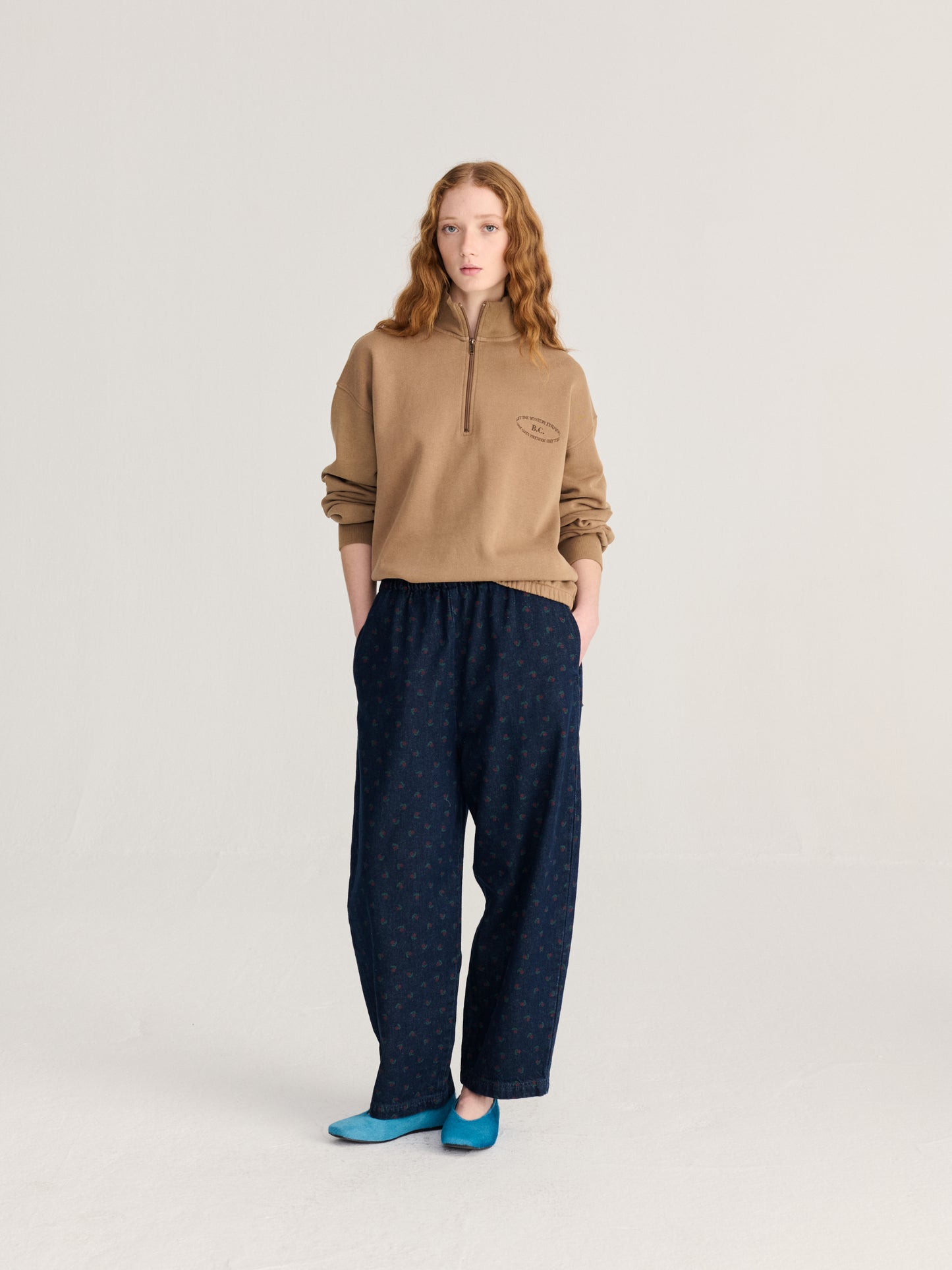 BOBO CHOSES Swamp Whirl Denim Cocoon Pants