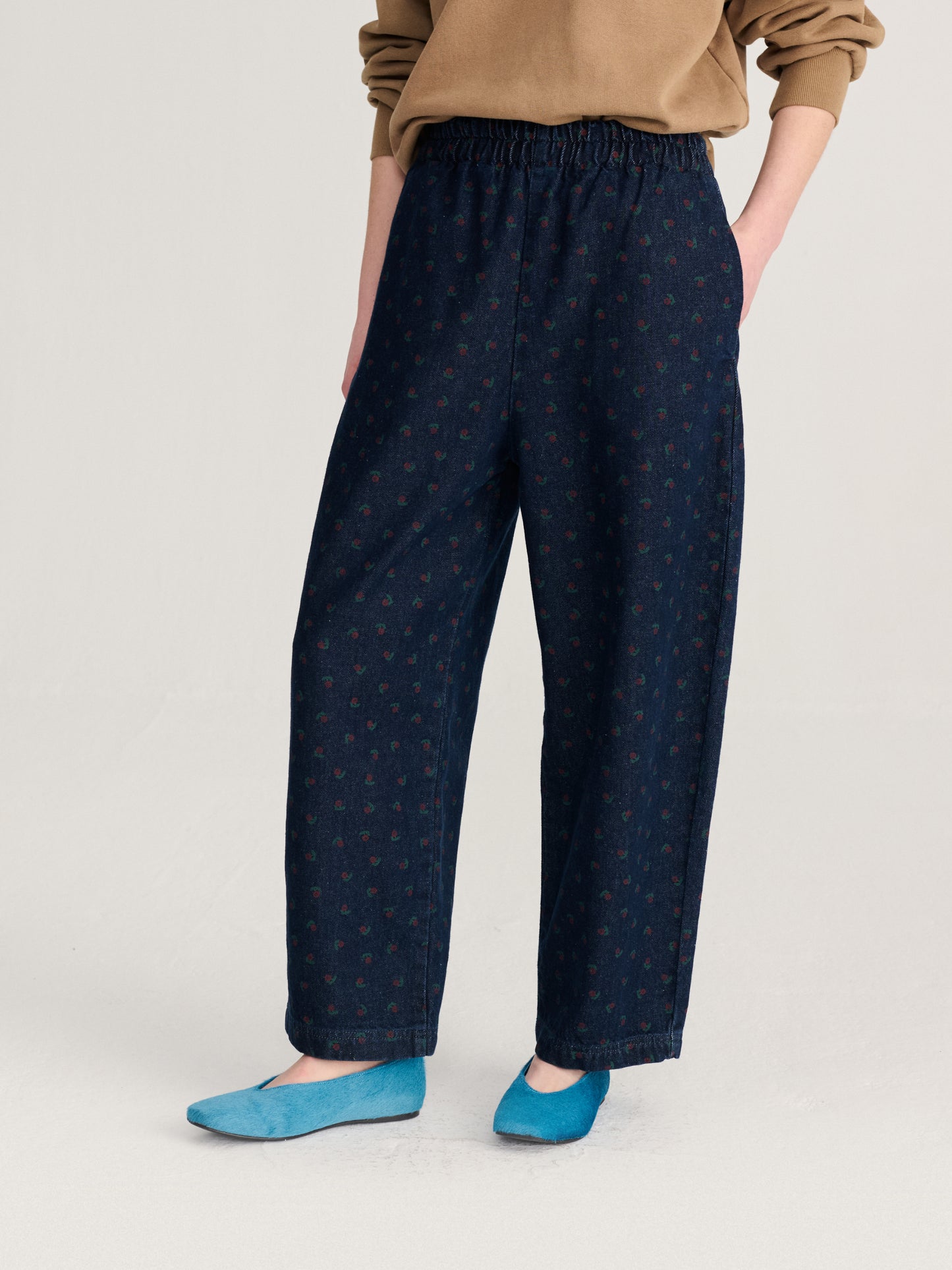 BOBO CHOSES Swamp Whirl Denim Cocoon Pants