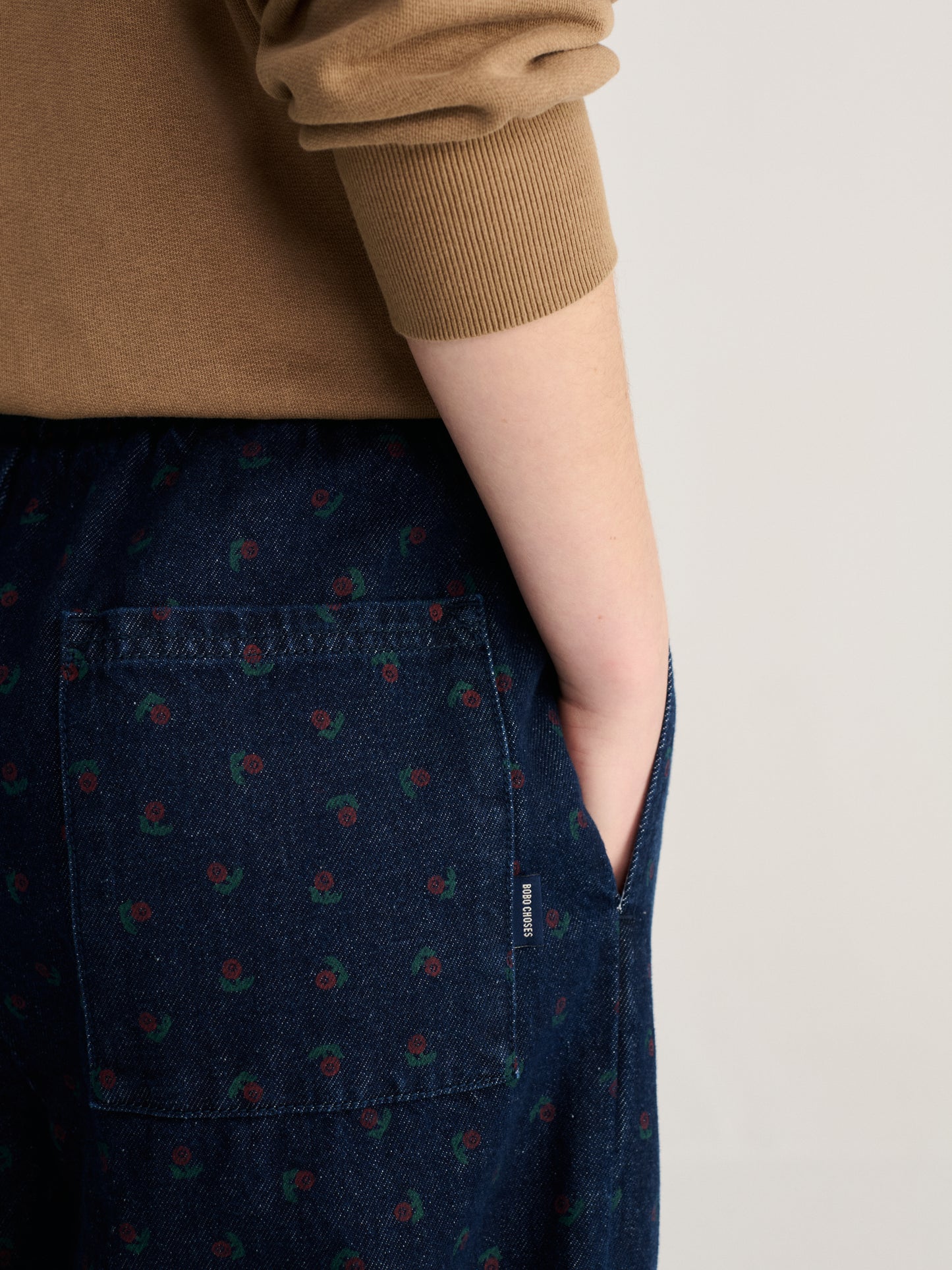 BOBO CHOSES Swamp Whirl Denim Cocoon Pants