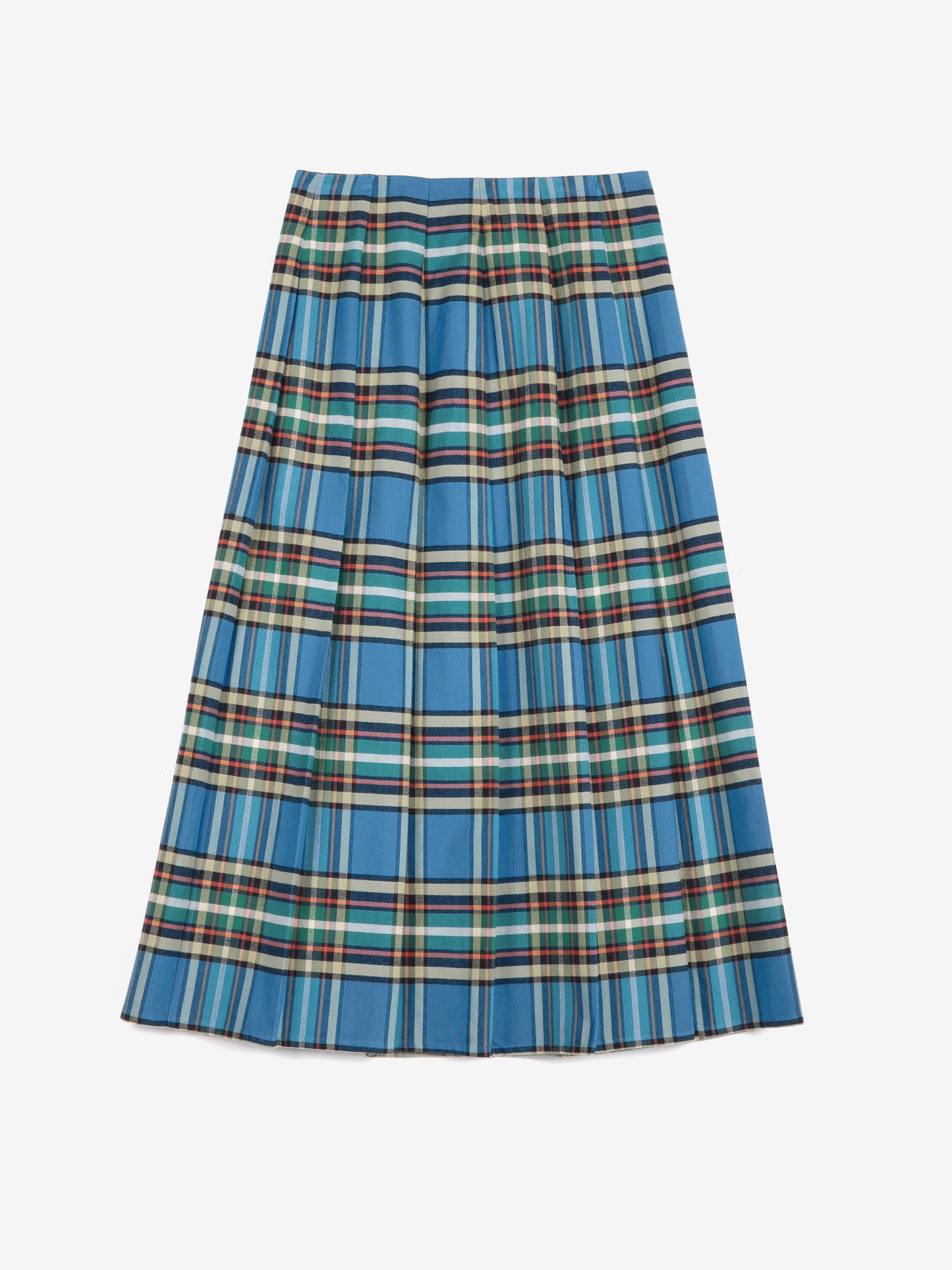 BOBO CHOSES Tartan Flannel Pleated Skirt