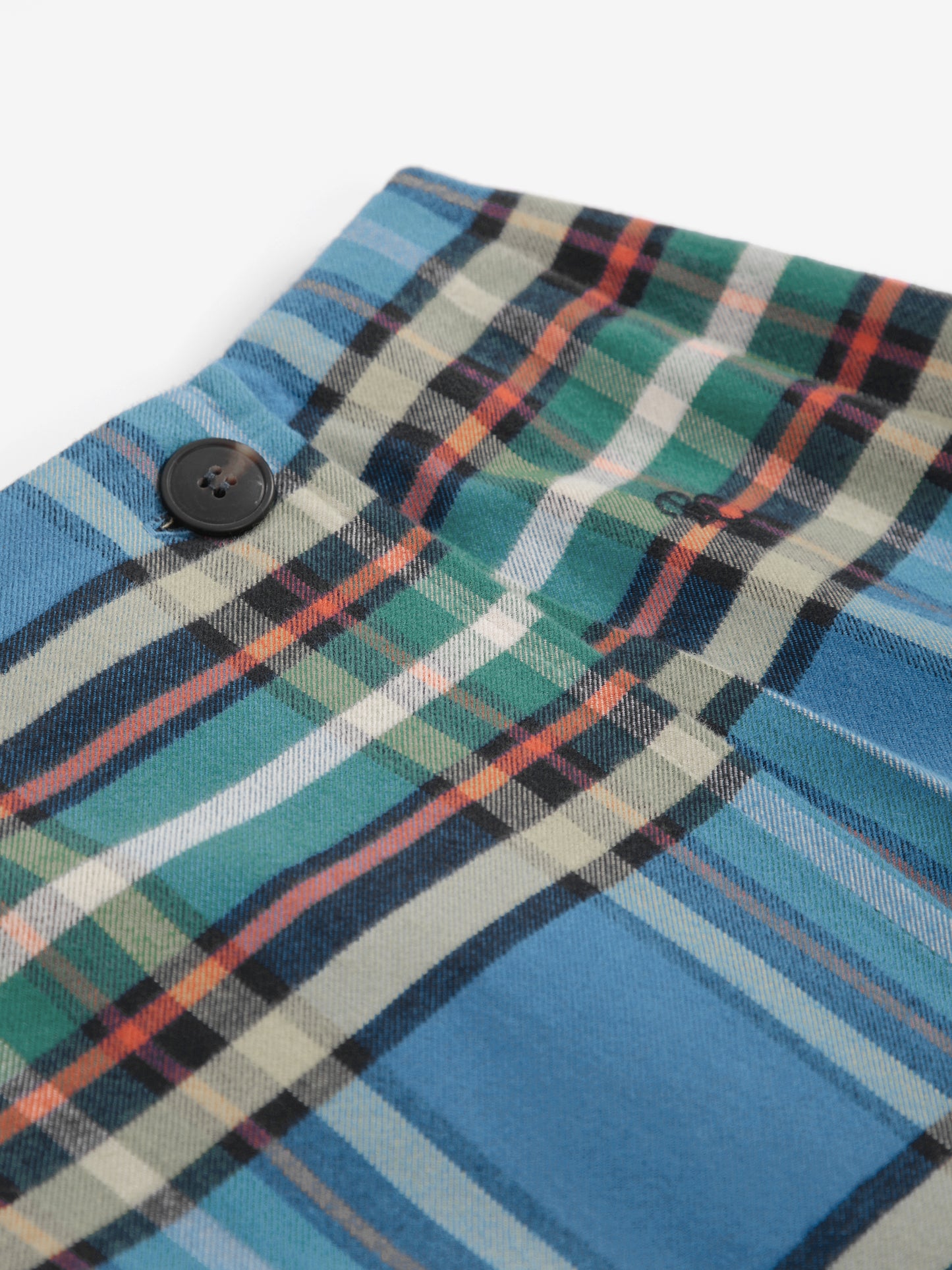BOBO CHOSES Tartan Flannel Pleated Skirt