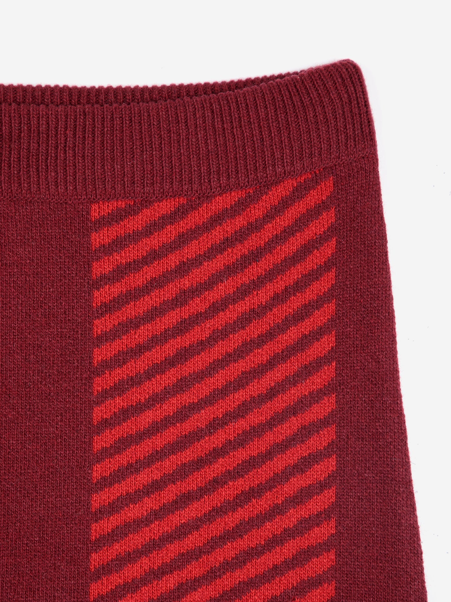 BOBO CHOSES Knit Skirt - Burgundy Red