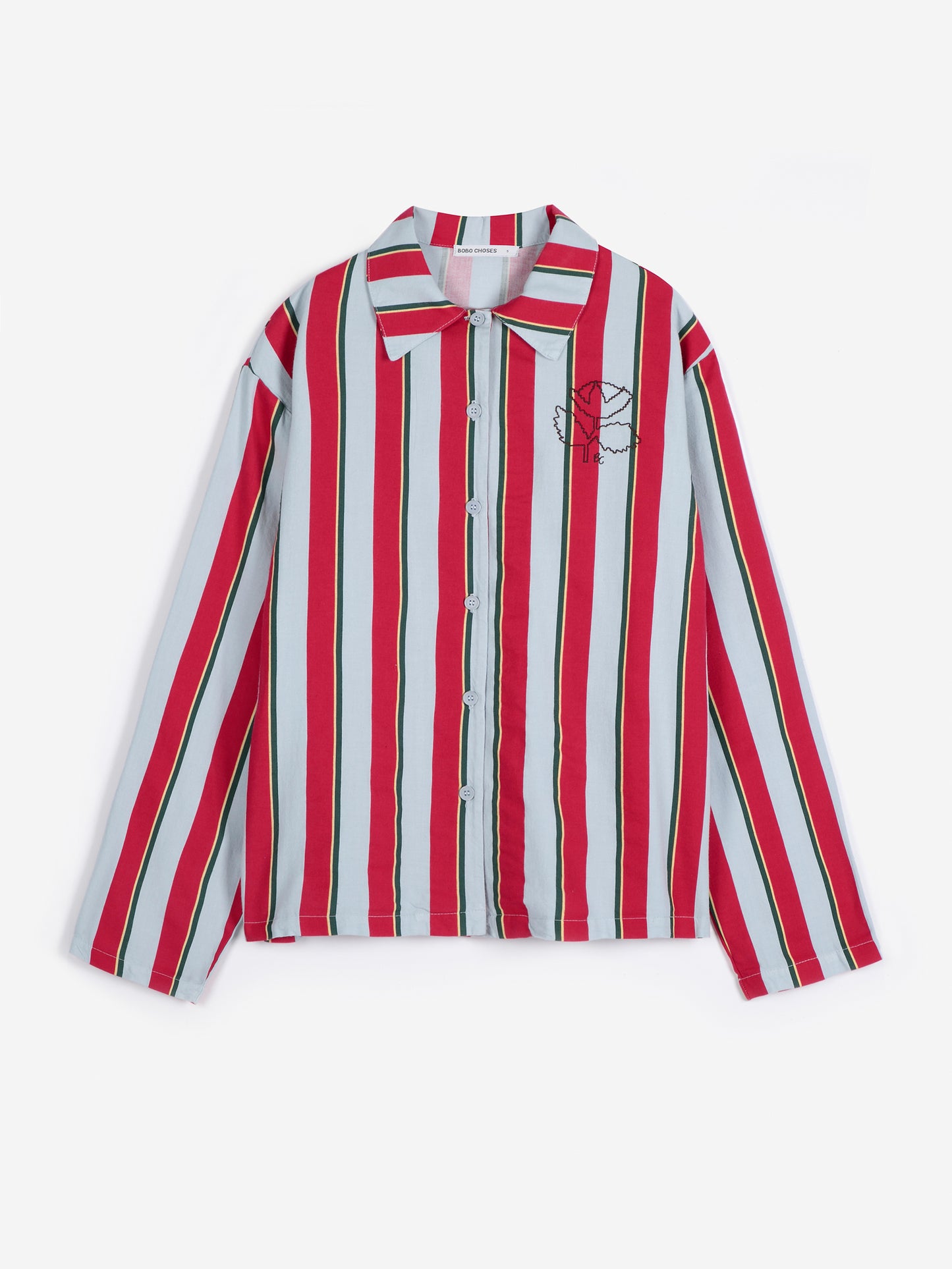BOBO CHOSES Striped Flannel Sleepwear Set