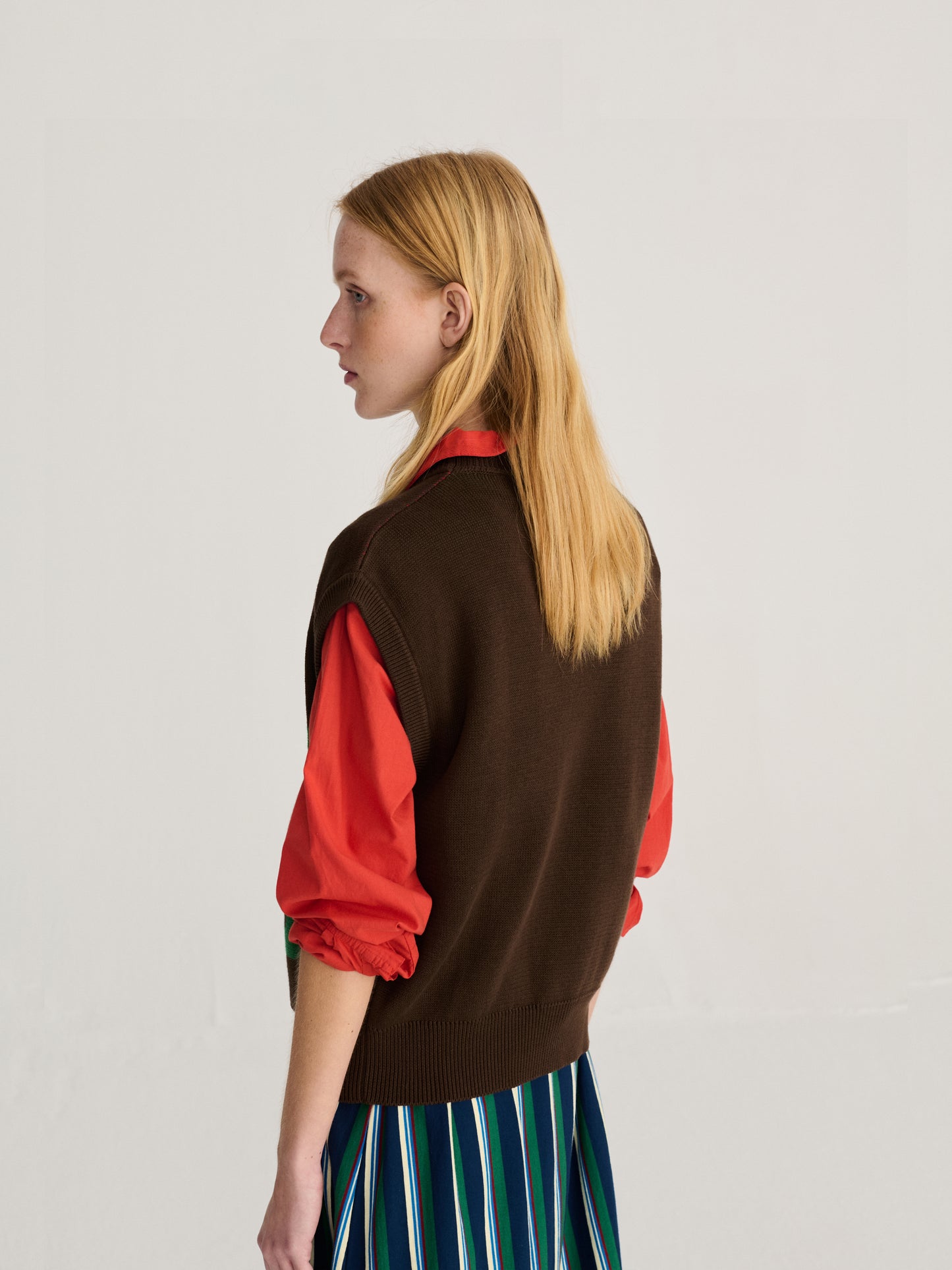BOBO CHOSES Plant Seal Knit Vest