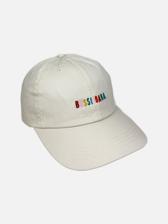 KITSCH BITCH Bussi Baba Rainbow Kappe Beige
