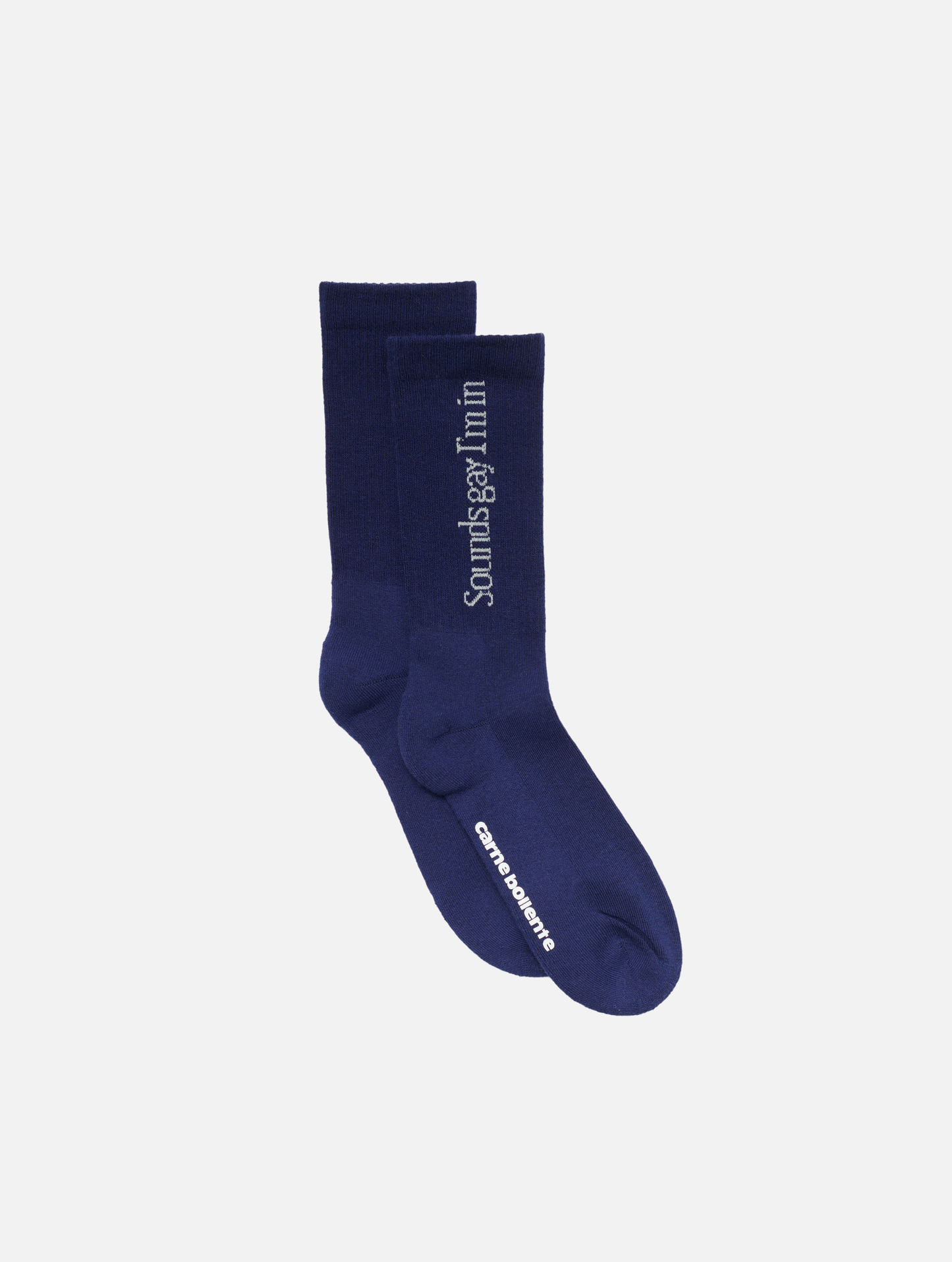 CARNE BOLLENTE Smells Gay I'm In Socks - Navy