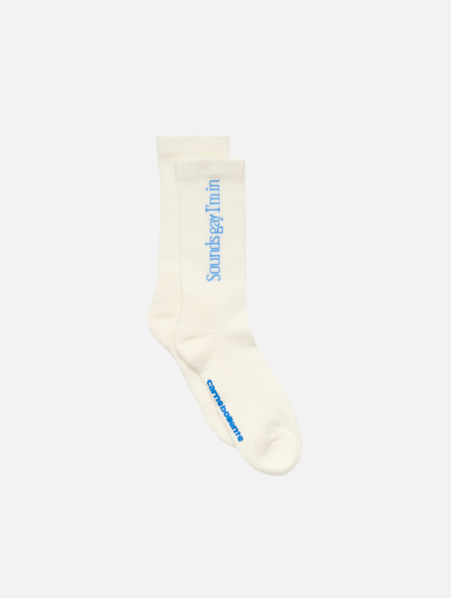 CARNE BOLLENTE Smells Gay I'm In Socks - White
