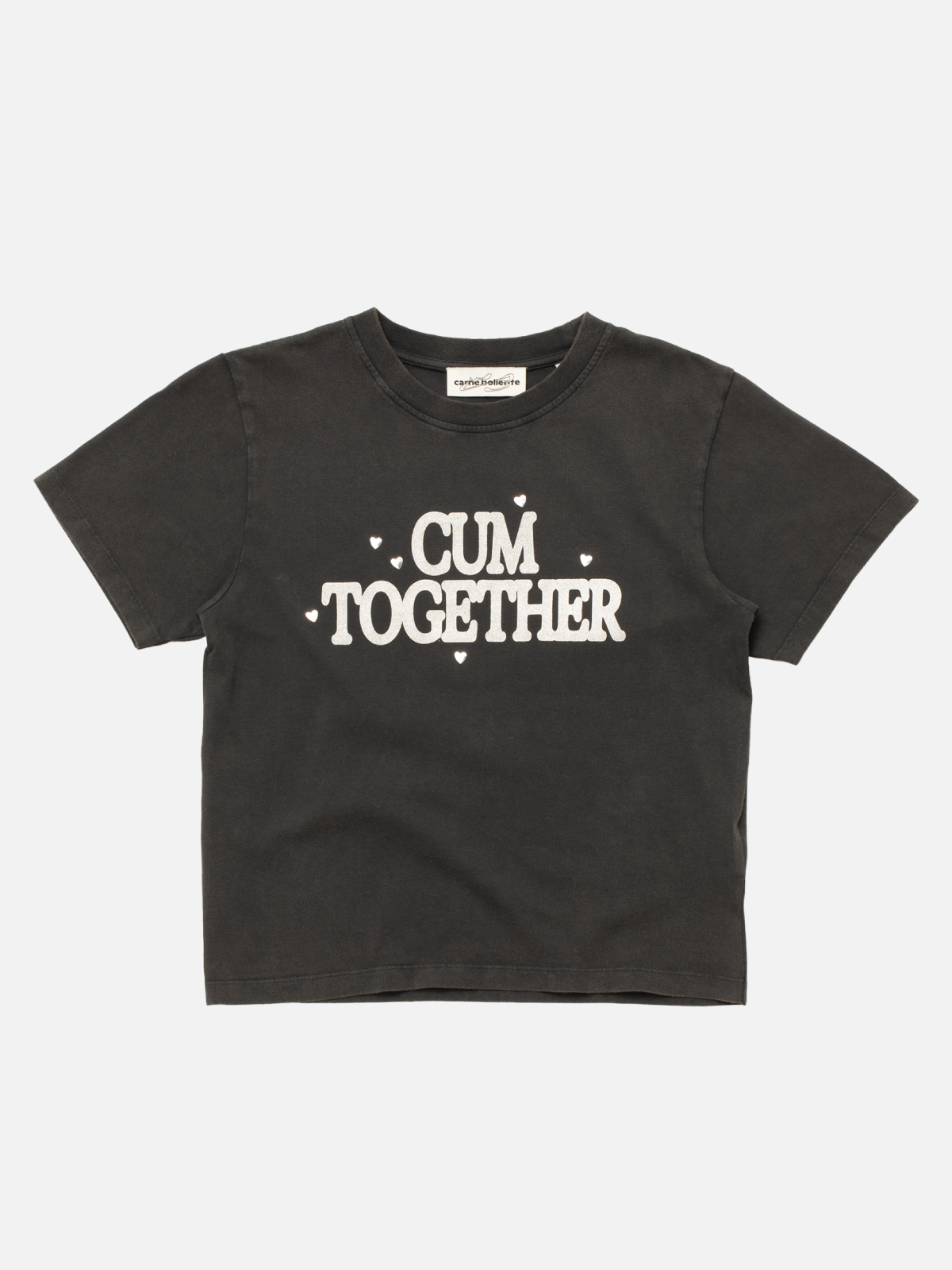 CARNE BOLLENTE Love Together - Off-Black / S - T-Shirt