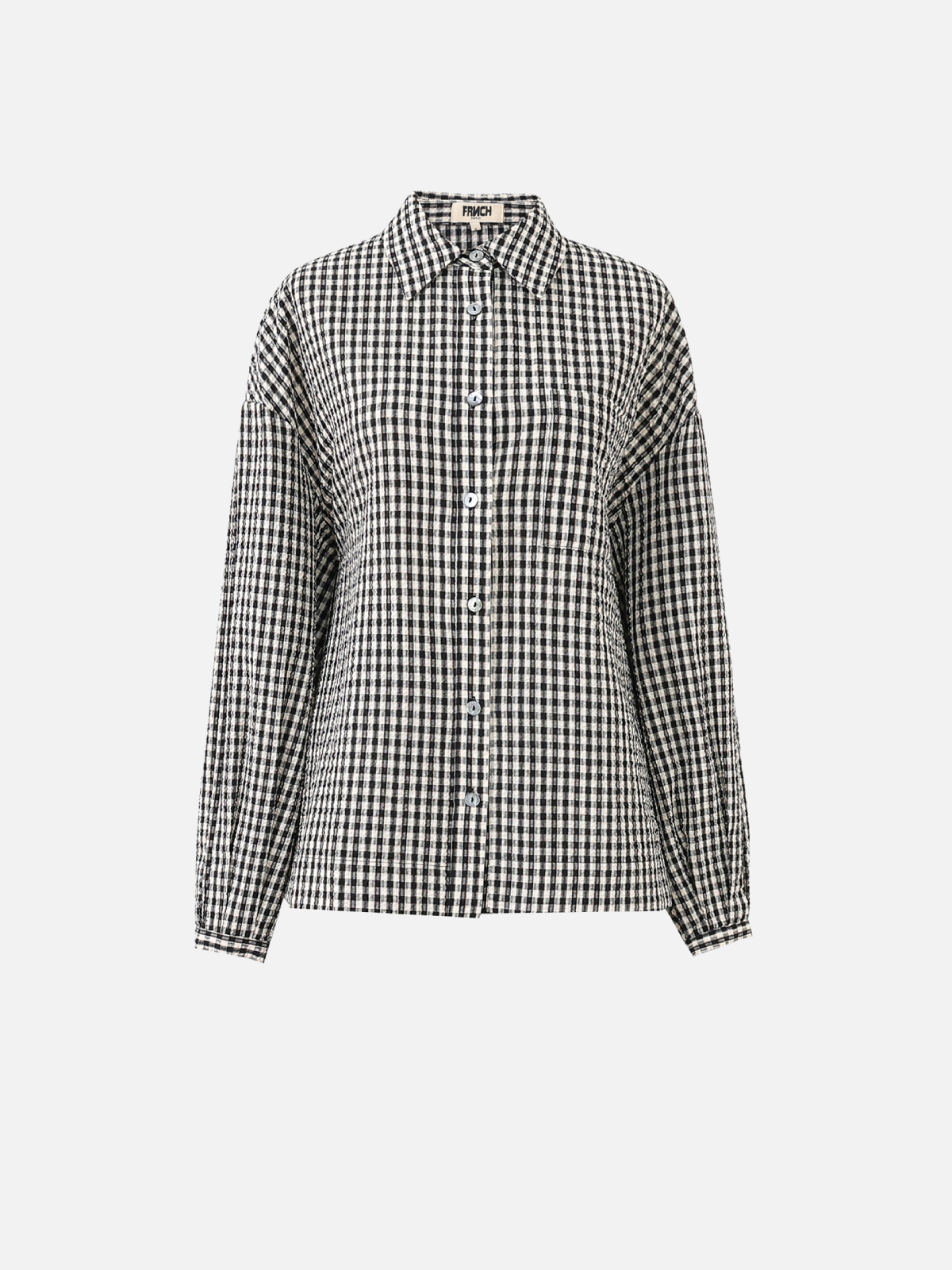 FRNCH Raven Shirt - S - Bluse