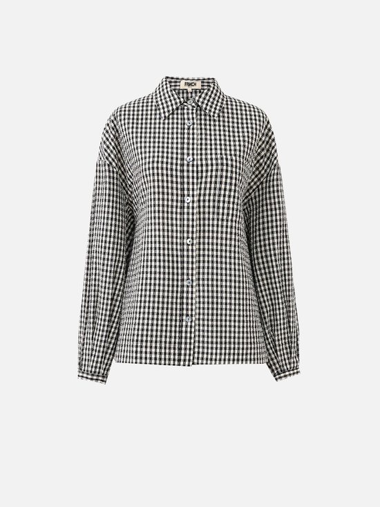 FRNCH Raven Shirt - S - Bluse