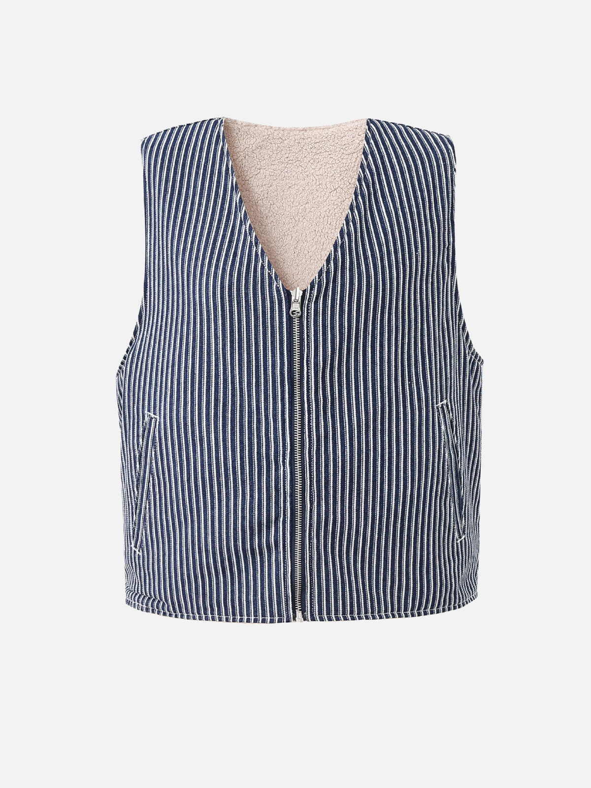 FRNCH Cymric Gilet - Reversible - S - Weste