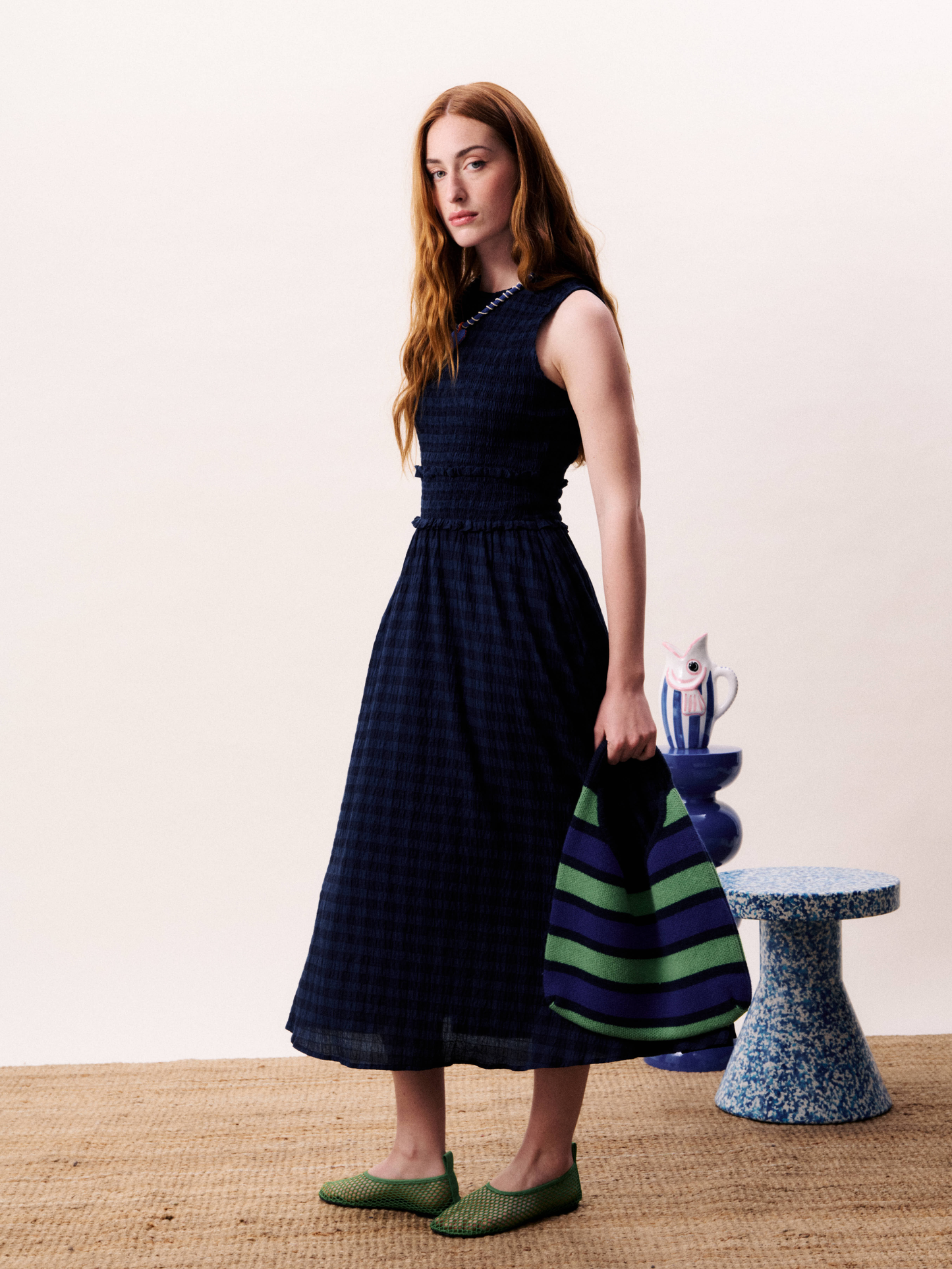 Saquarema Dress- Navy
