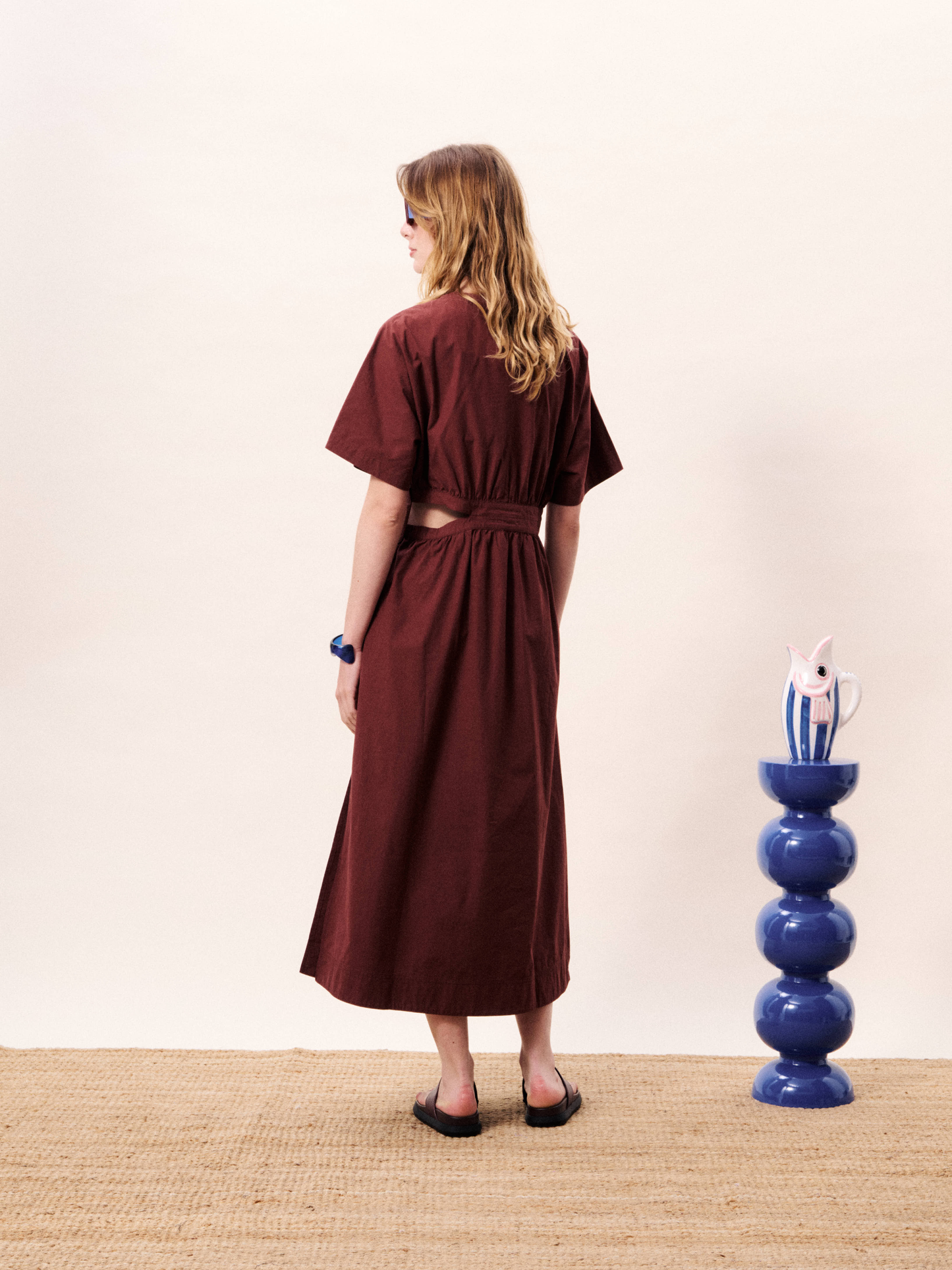 Mavera Dress - Bordeaux